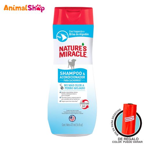 Shampoo Para Cachorro Nature'S Miracle 2 En 1 473Ml