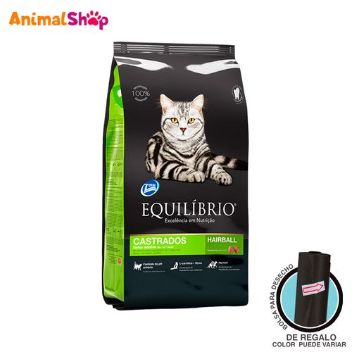 Comida De Gato Equilibrio - Castrado 1.5 Kg