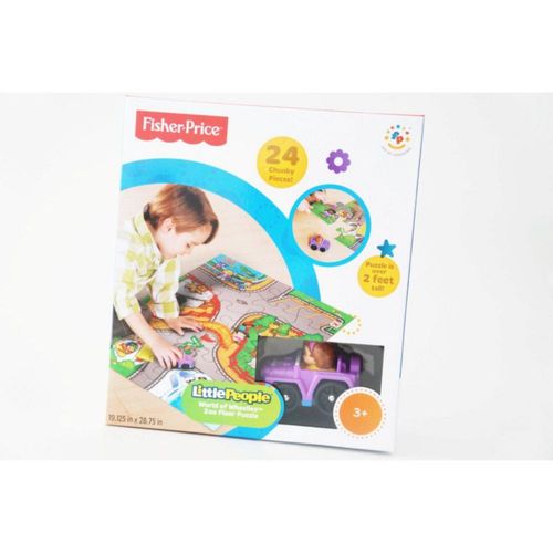 Rompecabezas Zoologico Fisher Price Con Auto 24 Piezas