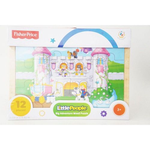 Rompecabezas Madera Fisher Price 12 Piezas Castillo