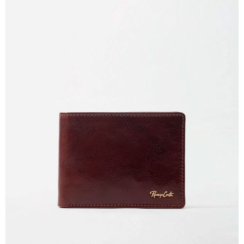 BILLETERA DE ESTILO CLÁSICO CON SENCILLERA EN CUERO ITALIANO