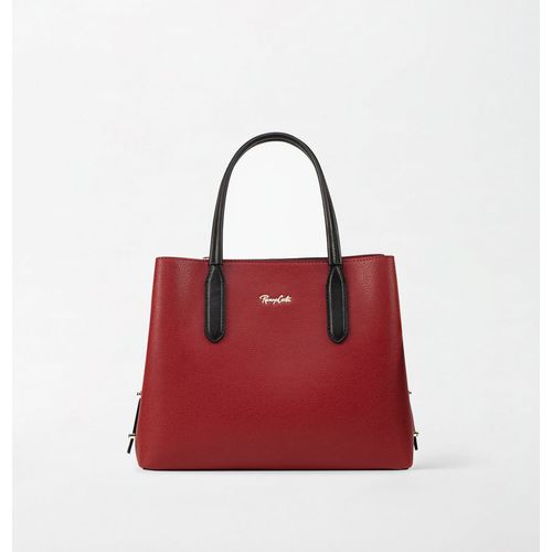 CARTERA DE CUERO EN DOS COLORES