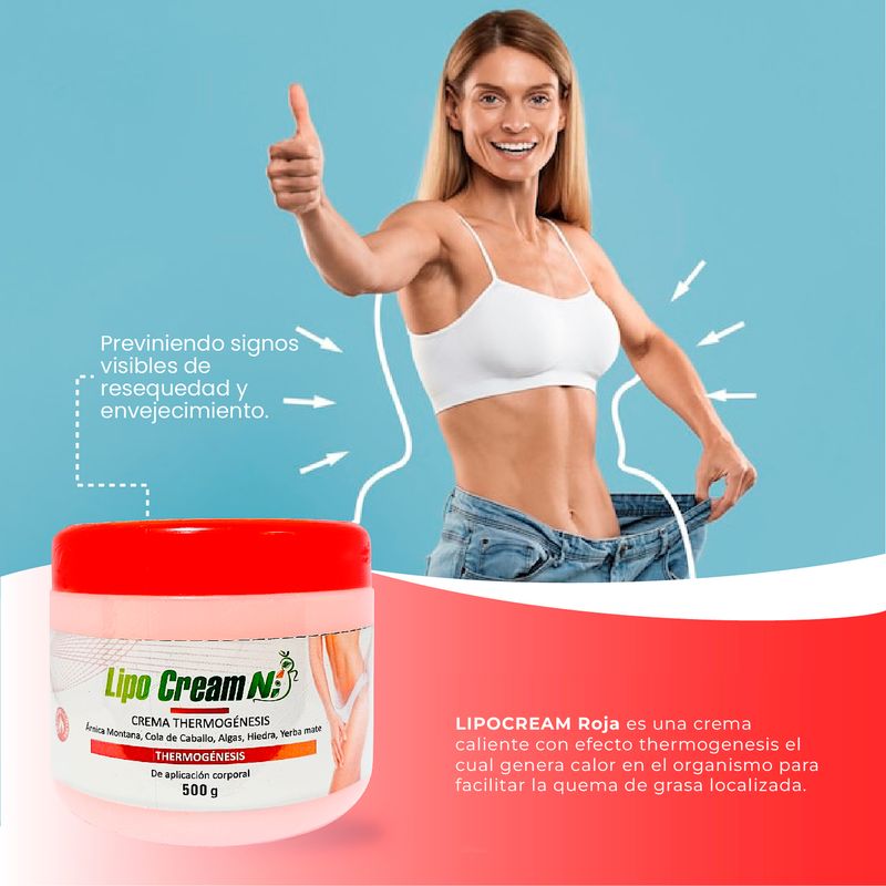 2-Crema-Reductora-para-Abdomen-Lipo-Cream-Tapa-Roja