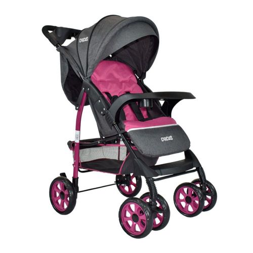 Coche Multiposiciones Para Bebe Baby Circus Rosado