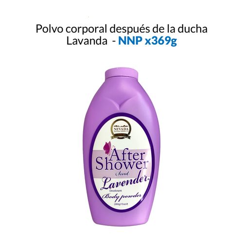 Polvo corporal después de la ducha Lavanda - NNP 369g