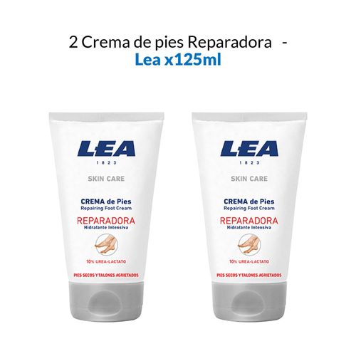 2 Crema de pies Reparadora - Lea 125ml