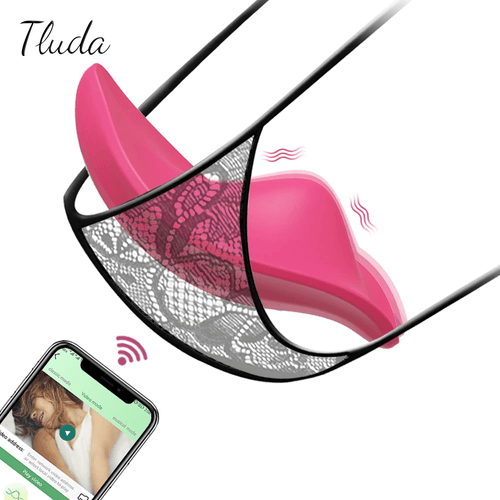 VIBRADOR ESTIMULADOR DE CLITORIS PORTATIL CON BLUETOOTH TLUDA CD14APP SILICONA LOAIZAR IMPORT