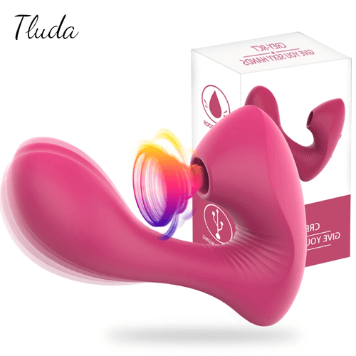 VIBRADOR DE SUCCION FEMENINO TLUDA JY002 SILICONA LOAIZAR IMPORT