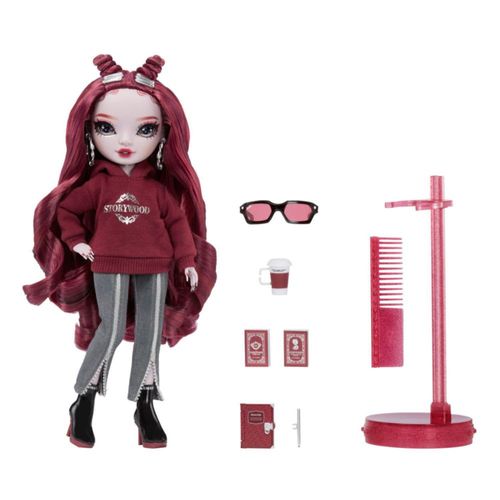 Muñeca Rainbow High Shadow Fashion Doll-Maroon