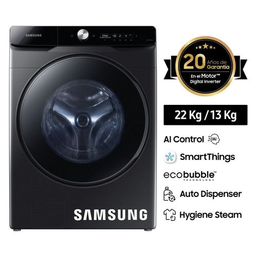 Lavaseca SAMSUNG AI Control 22 kg / 13 kg WD22T6500GV/PE Negra