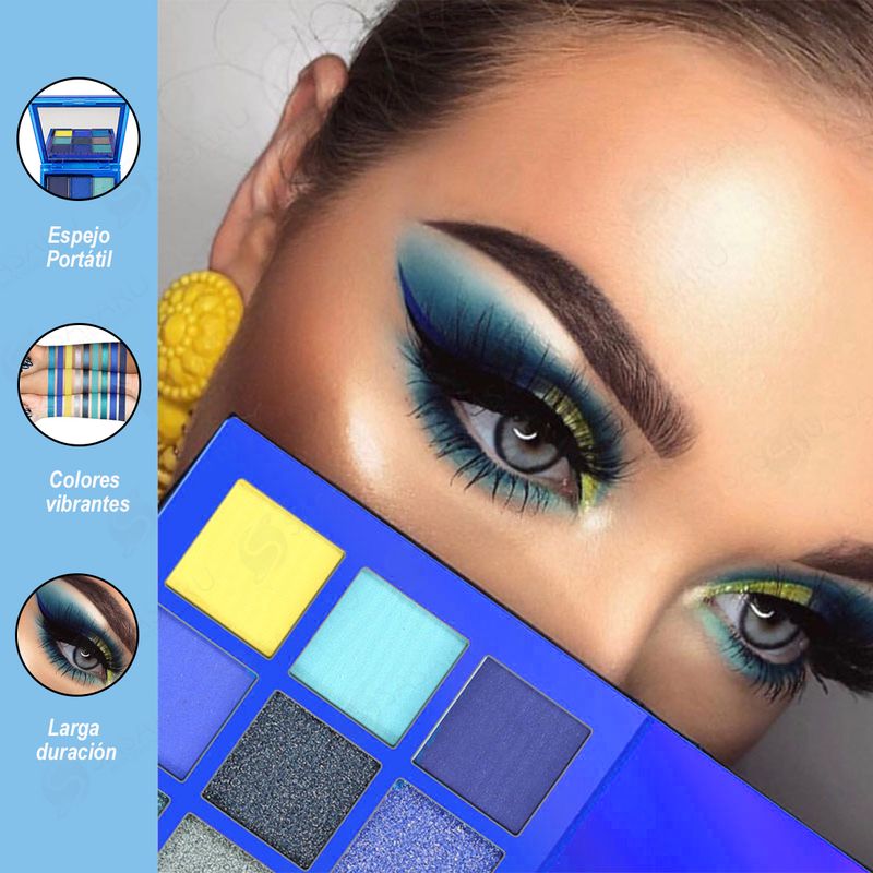 Paleta-de-Sombras-Neon-Ever-Beauty-Azul