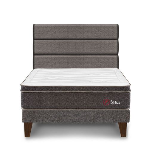 Dormitorio Europeo Sirius 1.5 Plazas Cabecera  Superior Marrón