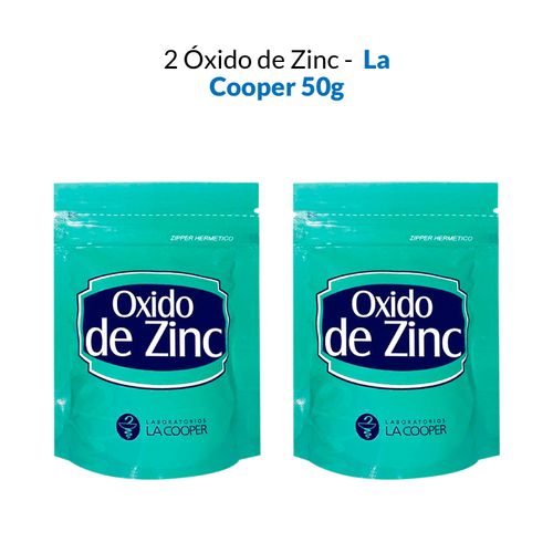 2 Óxido de Zinc - La Cooper x 50g