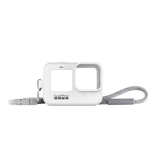 Funda De Transporte Para Cámara + Cordón Go Pro Blanco