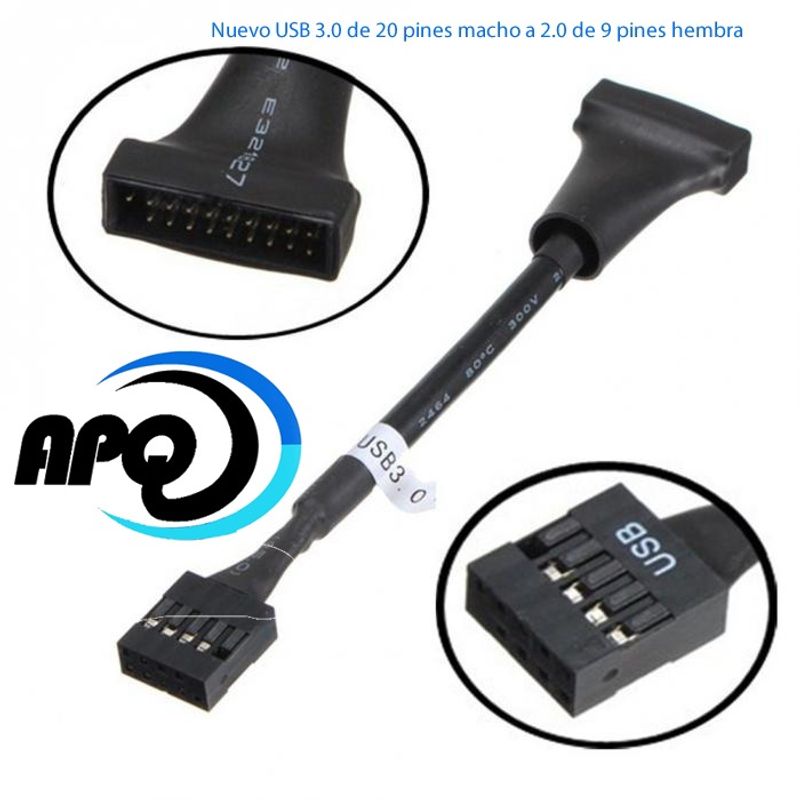 Adaptador-de-Placa-USB-30-de-20-Pines-Macho-a-20-9-Pines-Hembra