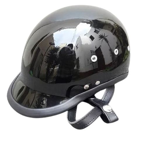 Casco De Moto Chopers Premium Correa De Cuero TALLA STAND