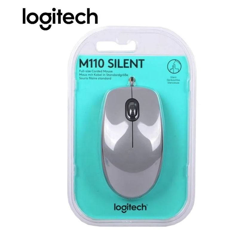Mouse-Logitech-M110-Silent-USB-Silver