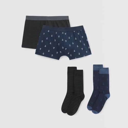 Pack Boxers Y Medias Madison Hombre