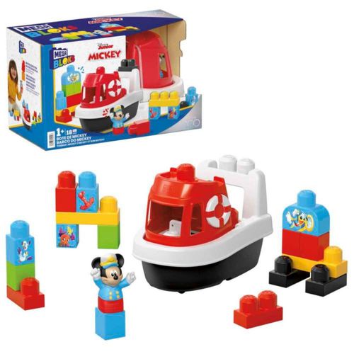 Juguete Megablocks Disney Bote De Mickey