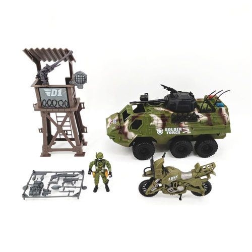 Set De Juego Happy Valley Militar Anfibio