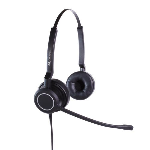 Auricular Biaural con USB y Ultra Cancelador de Ruido VT X100