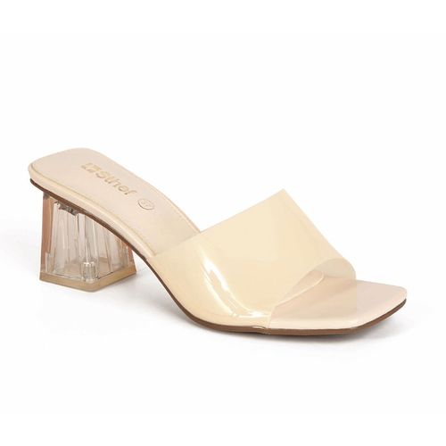 Sandalia Acrilico Mujer 7809 BEIGE