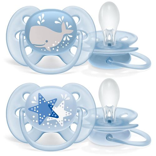 CHUPON ULTRA SOFT PHILIPS AVENT 6-18M X2 NIÑO