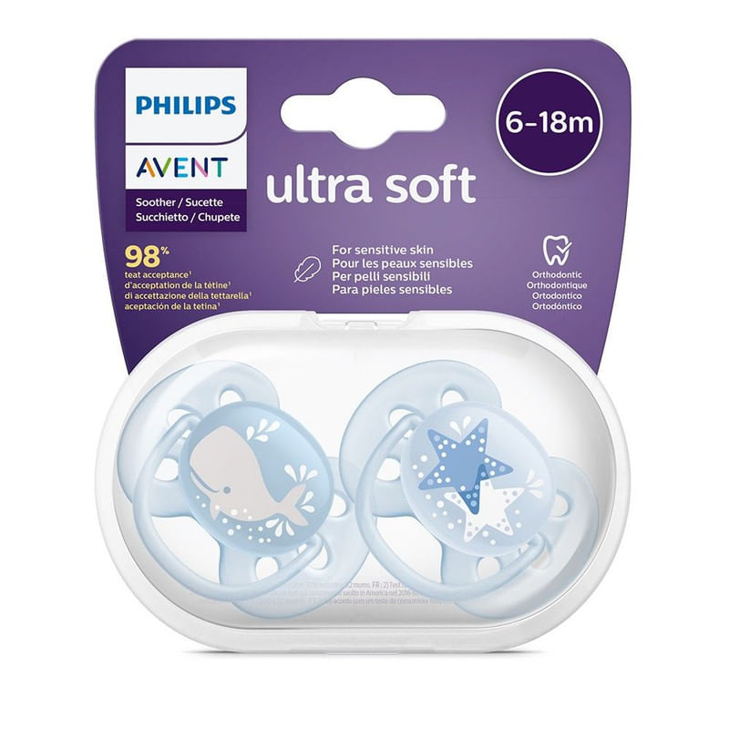 -CHUPON-ULTRA-SOFT-PHILIPS-AVENT-6-18M-X2-NIÑO