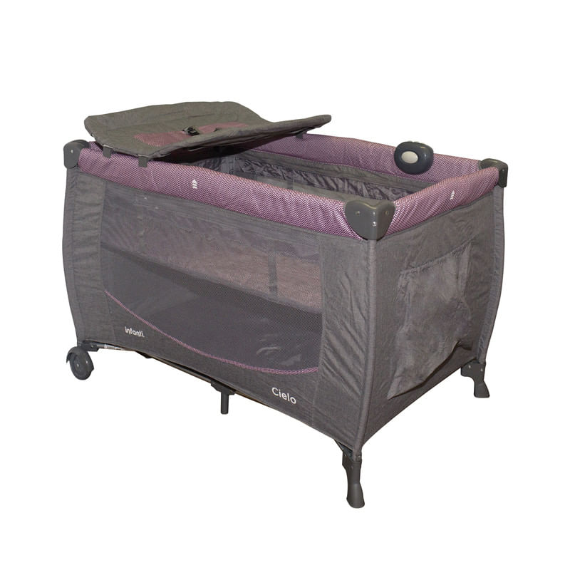 CORRAL-CUNA-CIELO-ZIGZAG-PINK-INFANTI