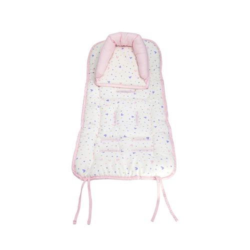 COLCHONETA PARA COCHE HEARTS ROSADO INFANTI