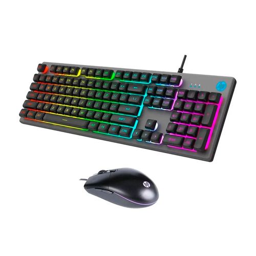 Combo Gaming Teclado + Mouse Km300f Negro Hp