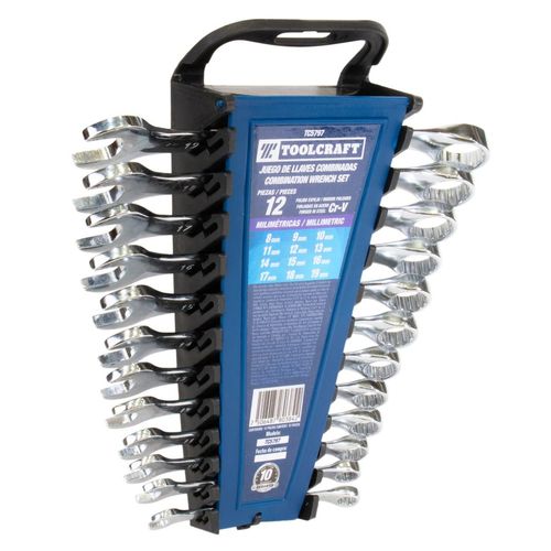 Juego de llaves mixtas milimetricas 12 piezas TC5797 Toolcraft