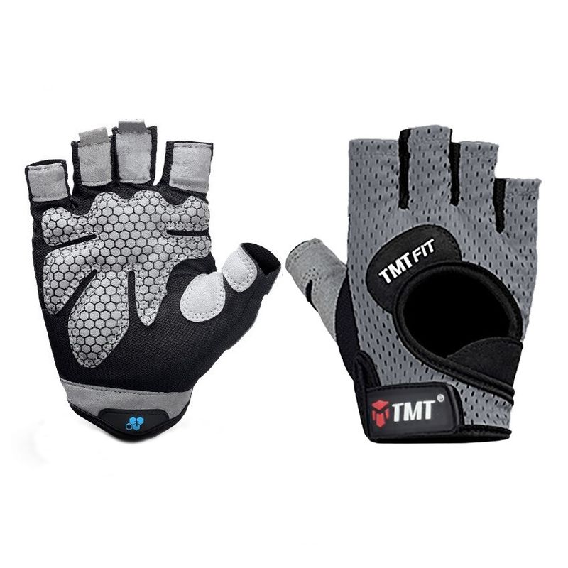 Guantes-Gym-TMT-W46-Gris-Transpirables-Fitness-Crossfit