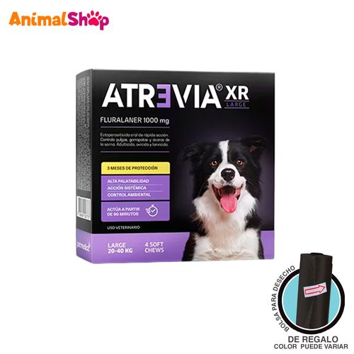 Atrevia Xr Large 1000Mg X 4 Tab - Perros De 20 A 40Kg