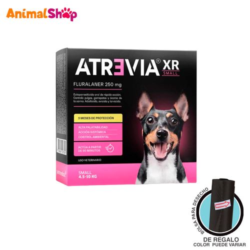 Atrevia Xr Small 250Mg X 4 Tab - Perros De 4.5 A 10Kg