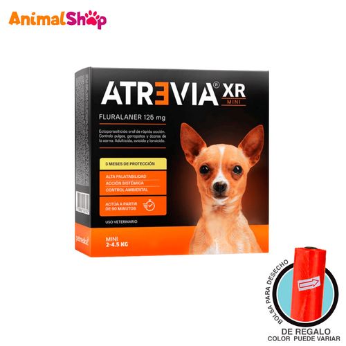 Atrevia Xr Mini 125Mg X 4 Tab - Perros De 2.4 A 5Kg