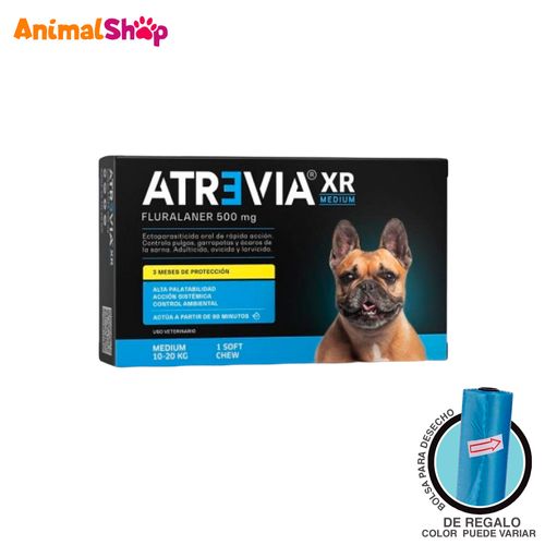 Atrevia Xr Medium 500Mg X 1 Tab - Perros De 10 A 20Kg