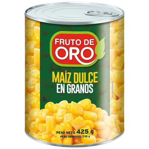 Maíz Dulce FRUTO DE ORO Lata 425g