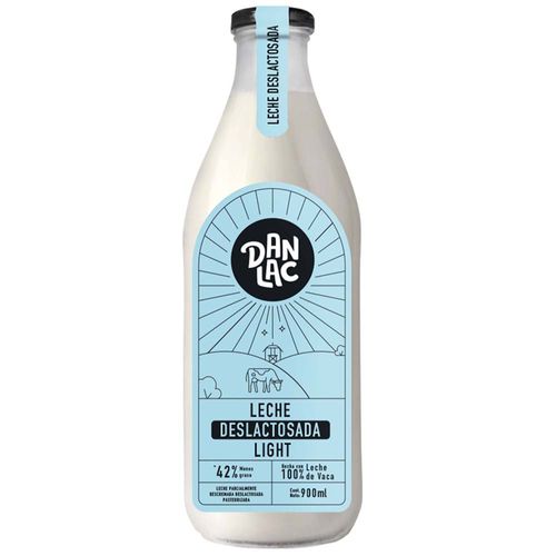 Leche Deslactosada Light DANLAC Botella 900ml