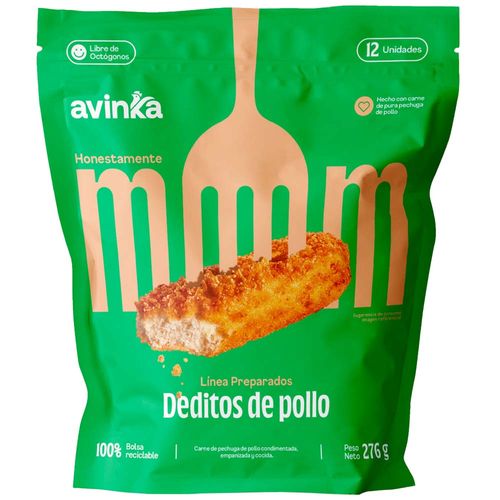 Dedos de Pollo AVINKA 270g Bolsa 12un