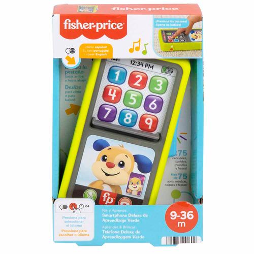 Juguete para Bebés FISHER PRICE Smartphone Aprendizaje Verde