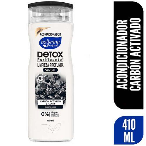 Acondicionador BALLERINA Carbón Activado Frasco 410ml