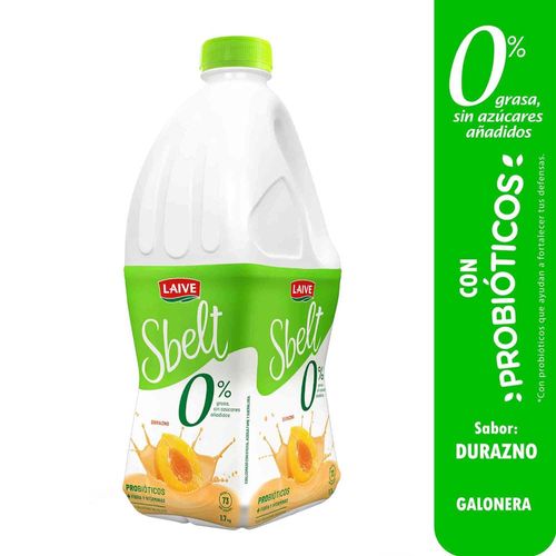 Yogurt LAIVE Sbelt Sabor a Durazno Galonera 1.7Kg