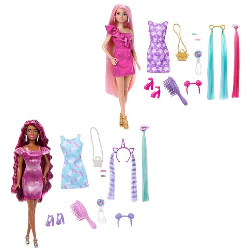 Muñeca BARBIE Totally Hair Arcoíris HKT95