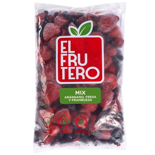 Mix Arándano, Fresa y Frambuesa EL FRUTERO Bolsa 1kg