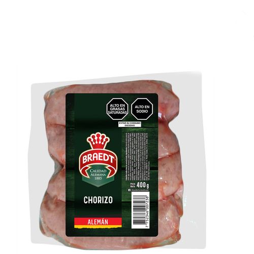 Chorizo Alemán BRAEDT Paquete 400g