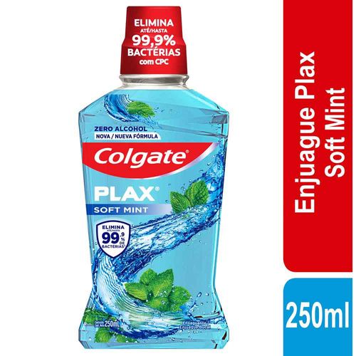 Enjuague Bucal COLGATE Plax Soft Mint Frasco 250ml