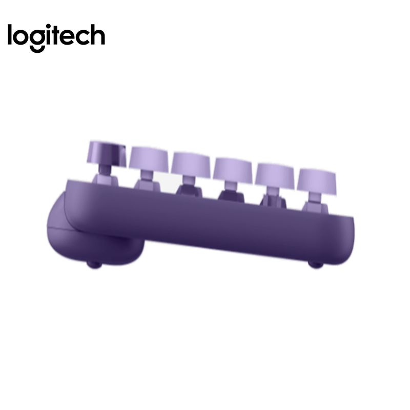 Teclado-Logitech-Pop-Keys-Multi-Device-Wireless-Bt-Cosmos-Lavender-Lilac