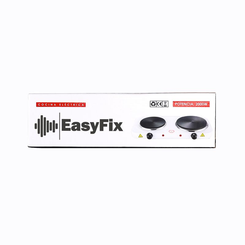 Cocina-Electrica-2-hornillas-EasyFix-Blanca