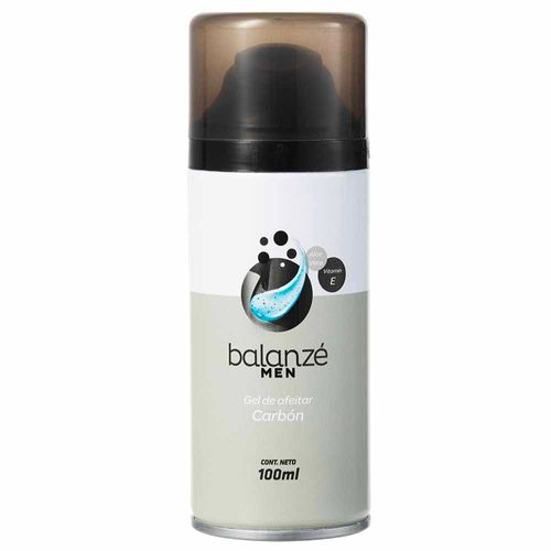 Gel de Afeitar BALANZÉ MEN Carbón Frasco 100ml